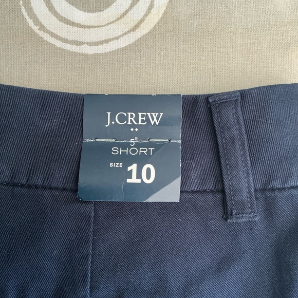 NWT J Crew Women's Navy Shorts Size 10 - Picture 3 of 7